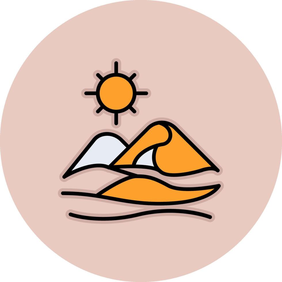 Desert Vector Icon