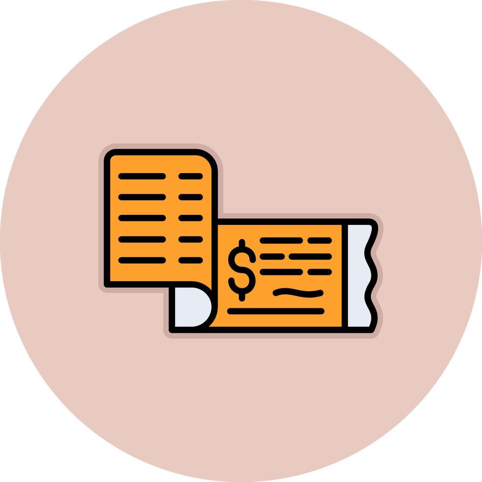 Cheque Vector Icon