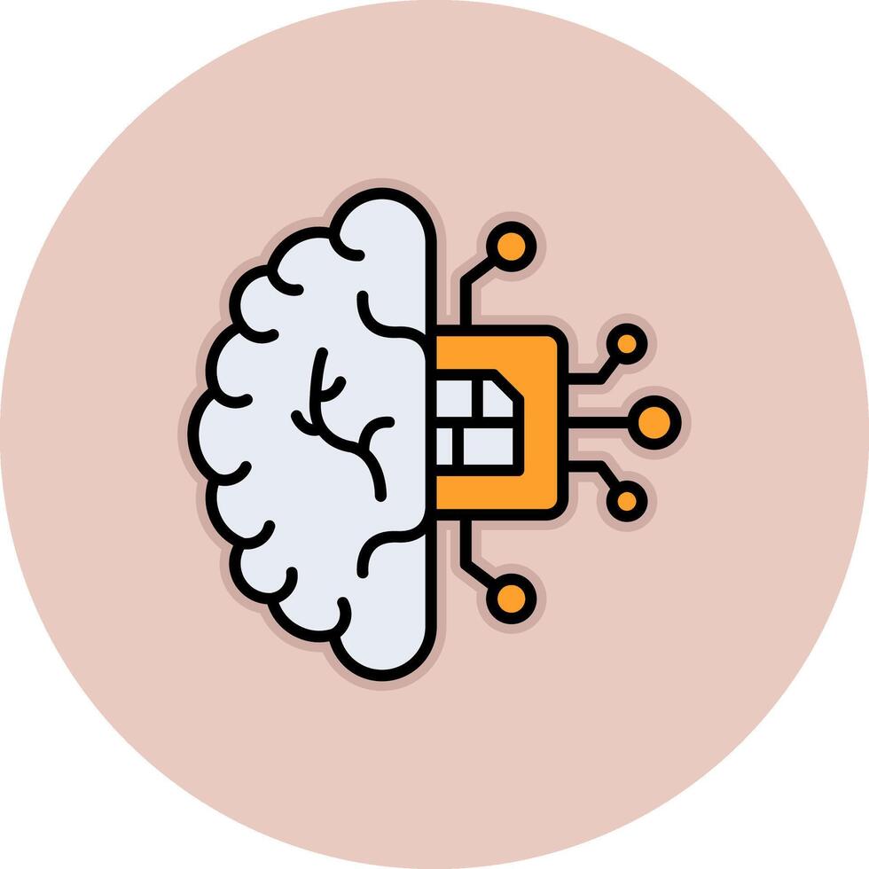 Artificial Intelligence Vector Icon