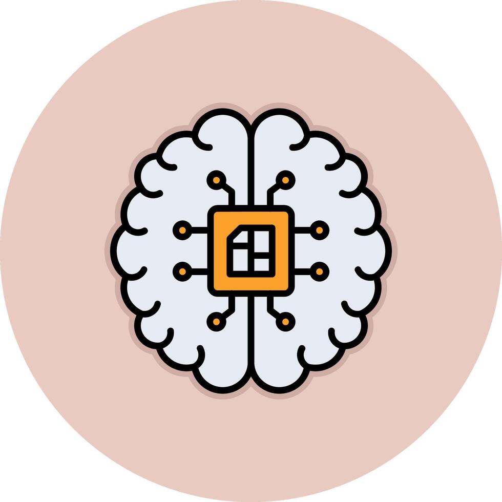 Artificial Intelligence Vector Icon
