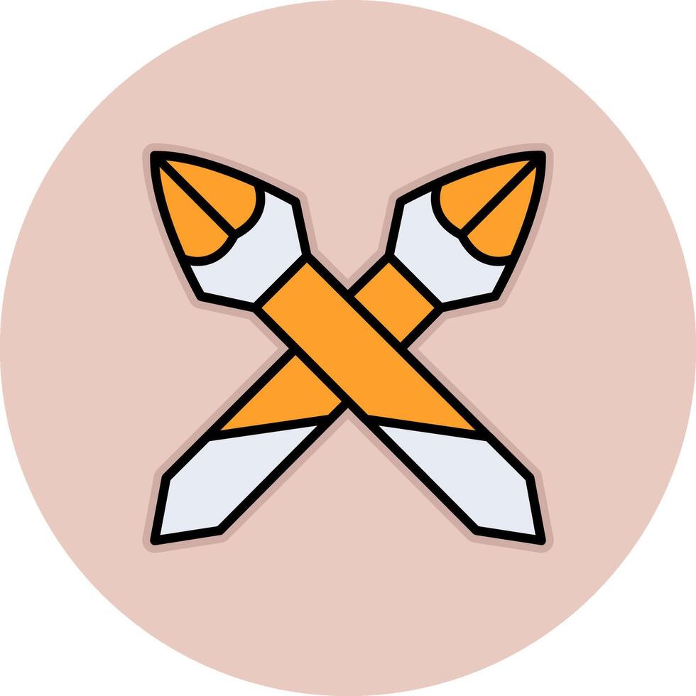 Javelin Vector Icon