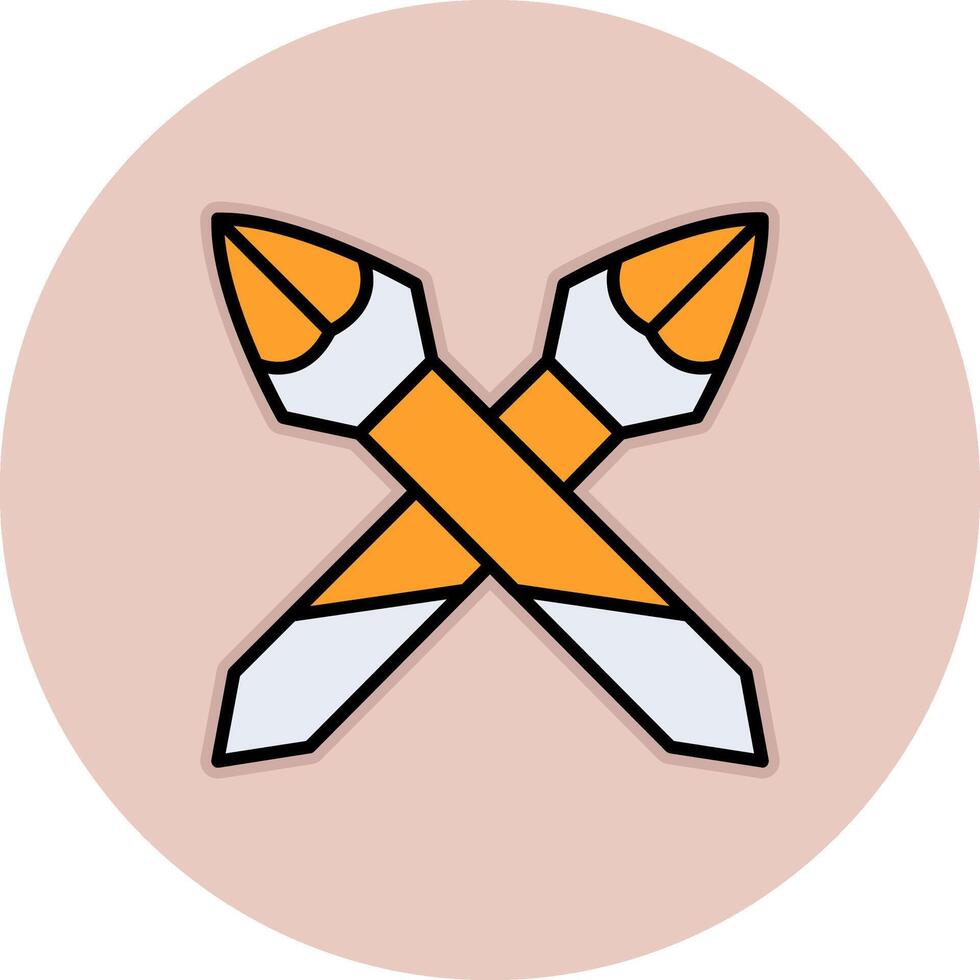 Javelin Vector Icon