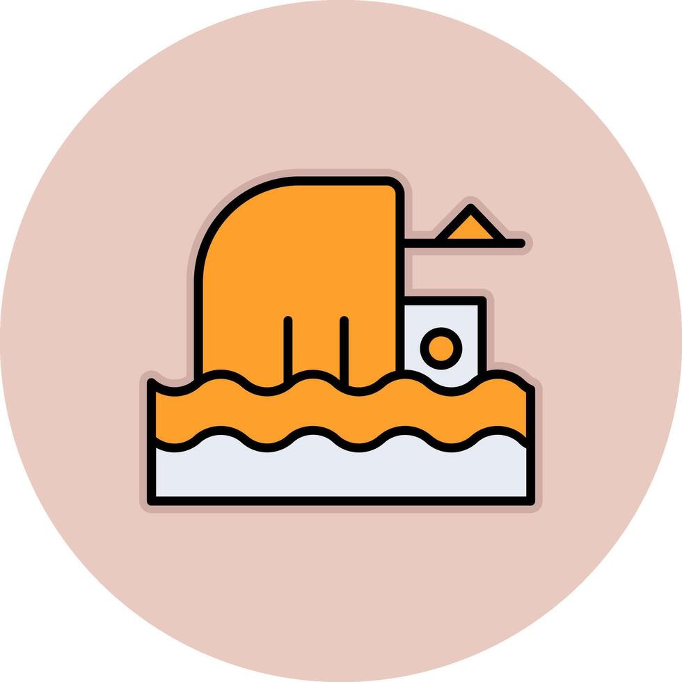 Shipwreck Vector Icon