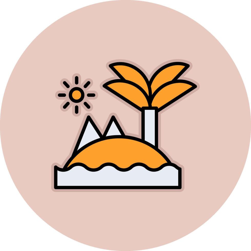 Island Vector Icon