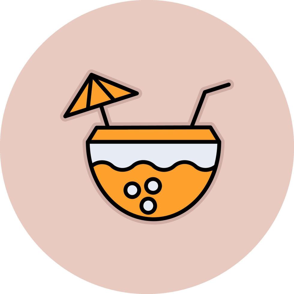 Coconut Vector Icon