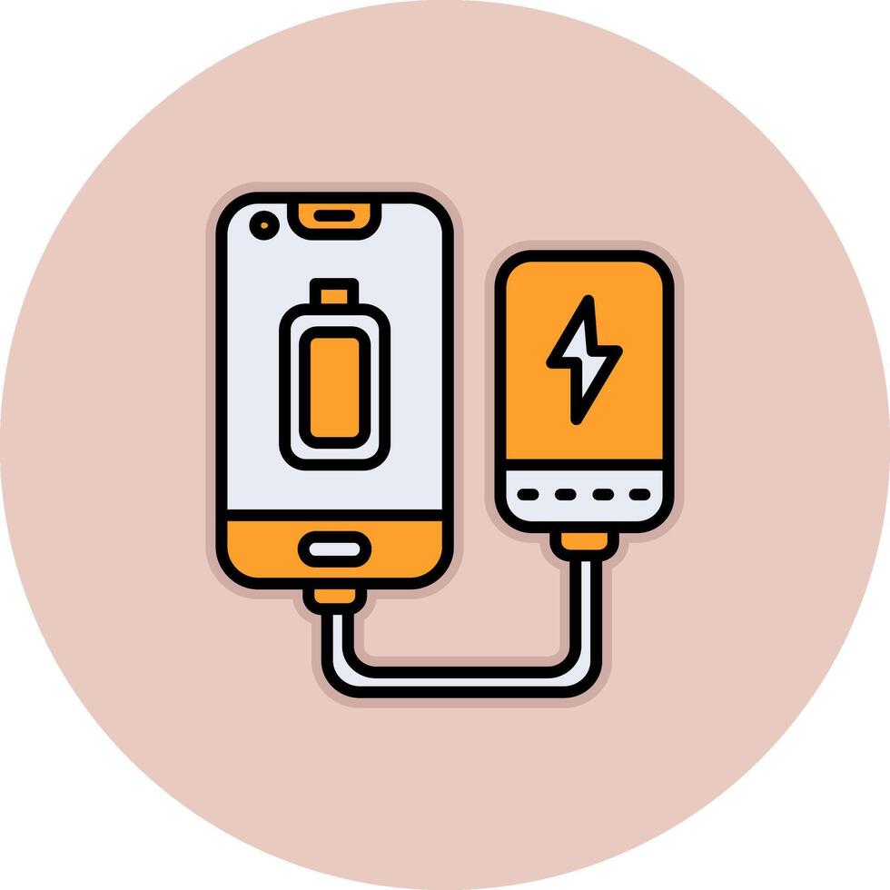 Portable Battery Vector Icon