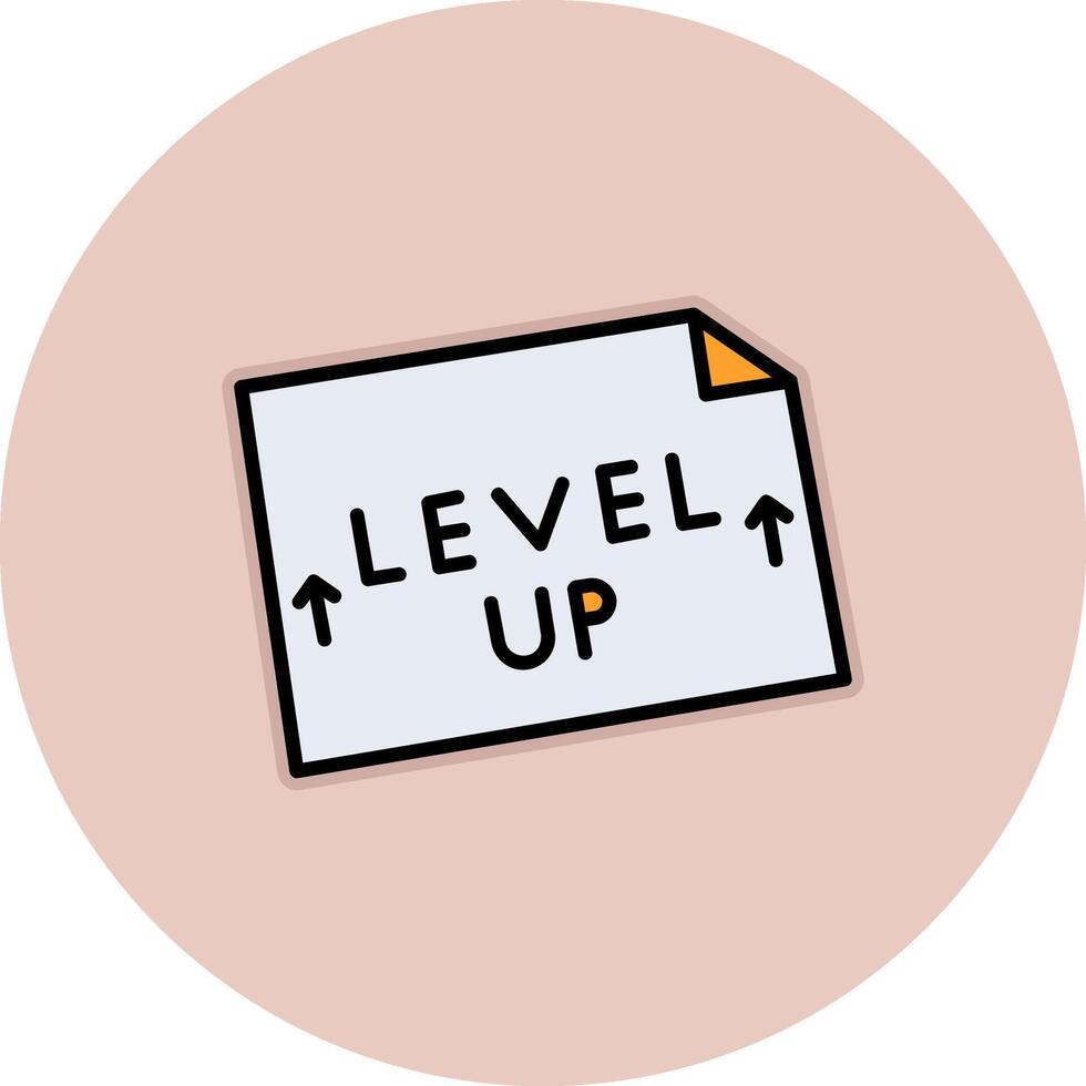 Level Up Vector Icon