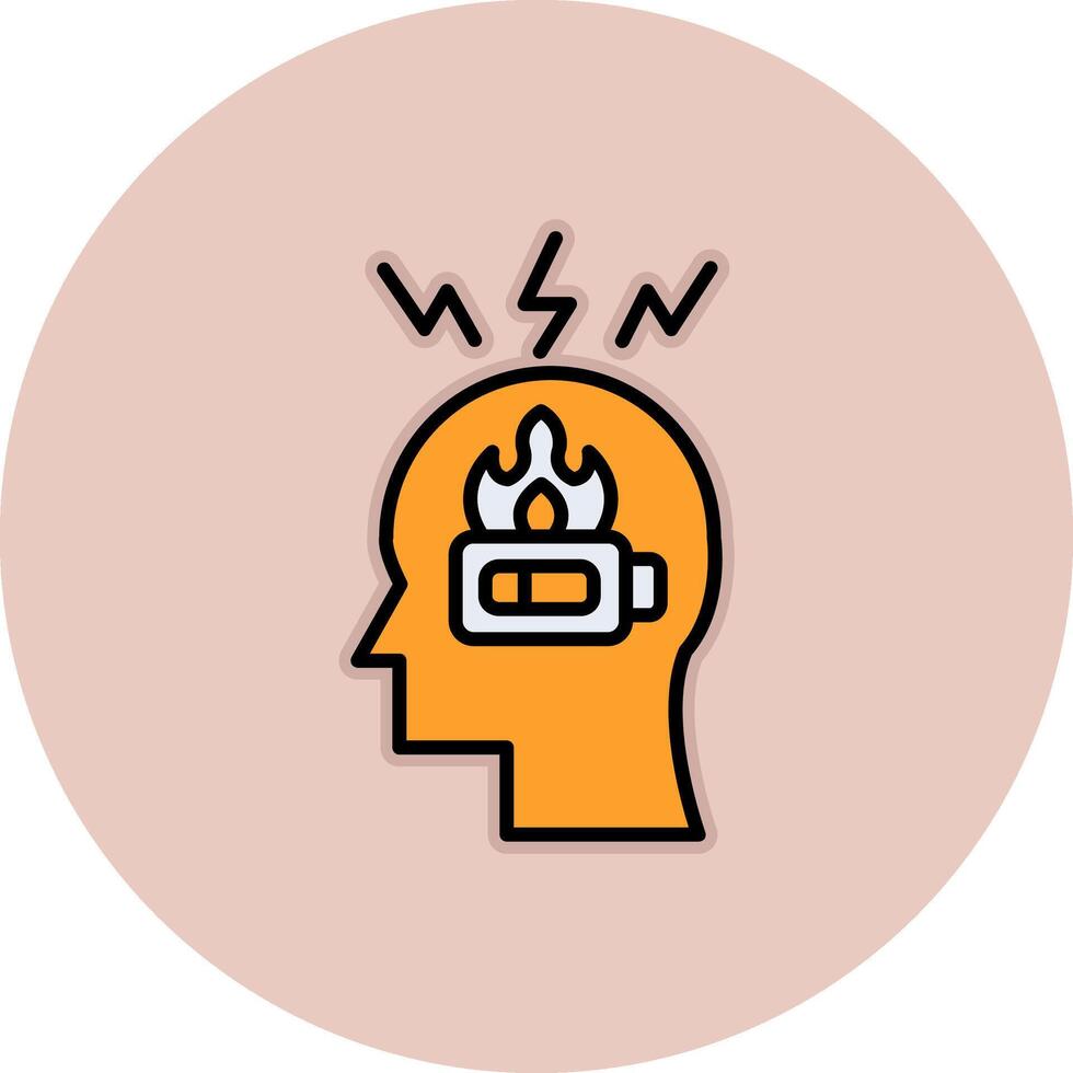 Burnout Vector Icon