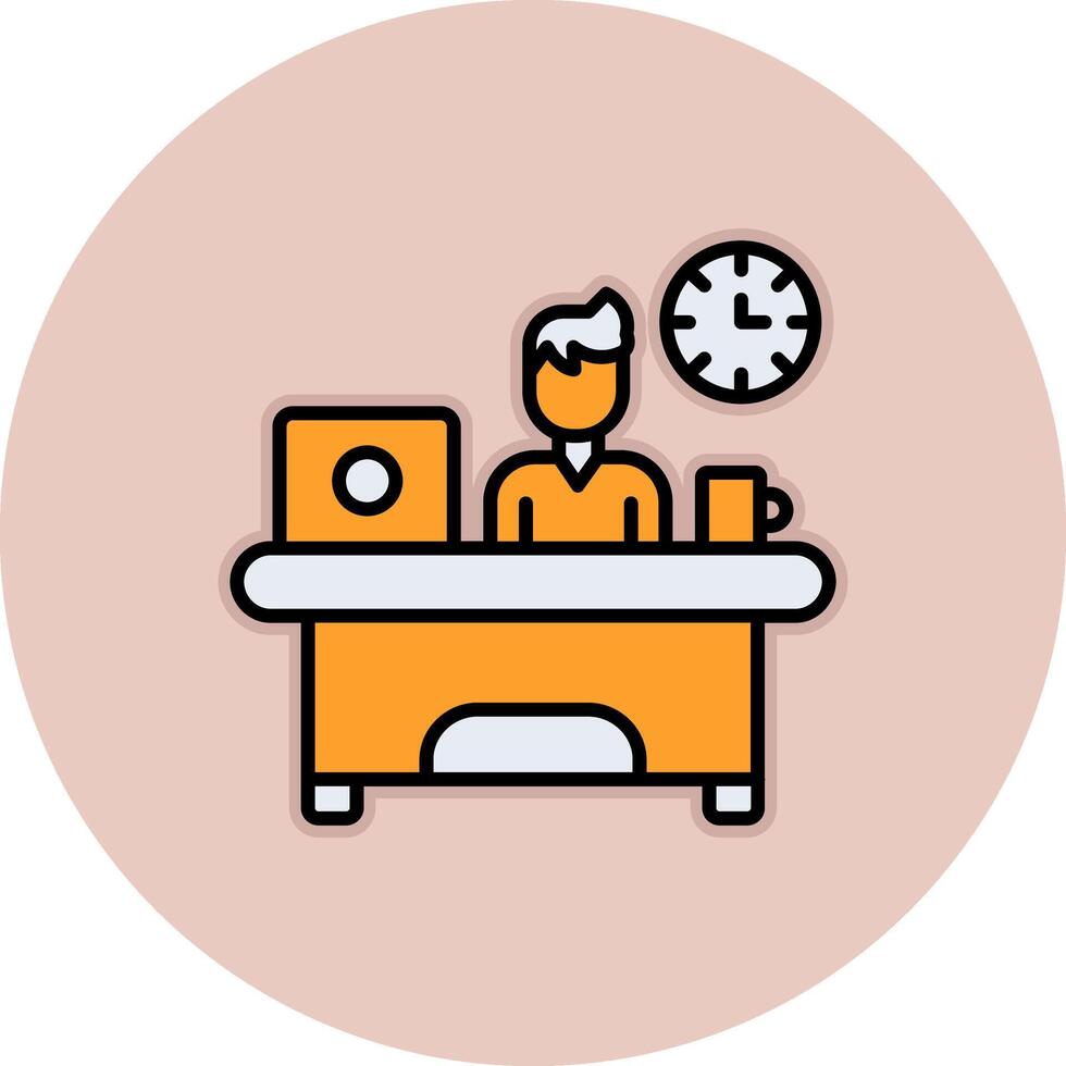 Workaholic Vector Icon