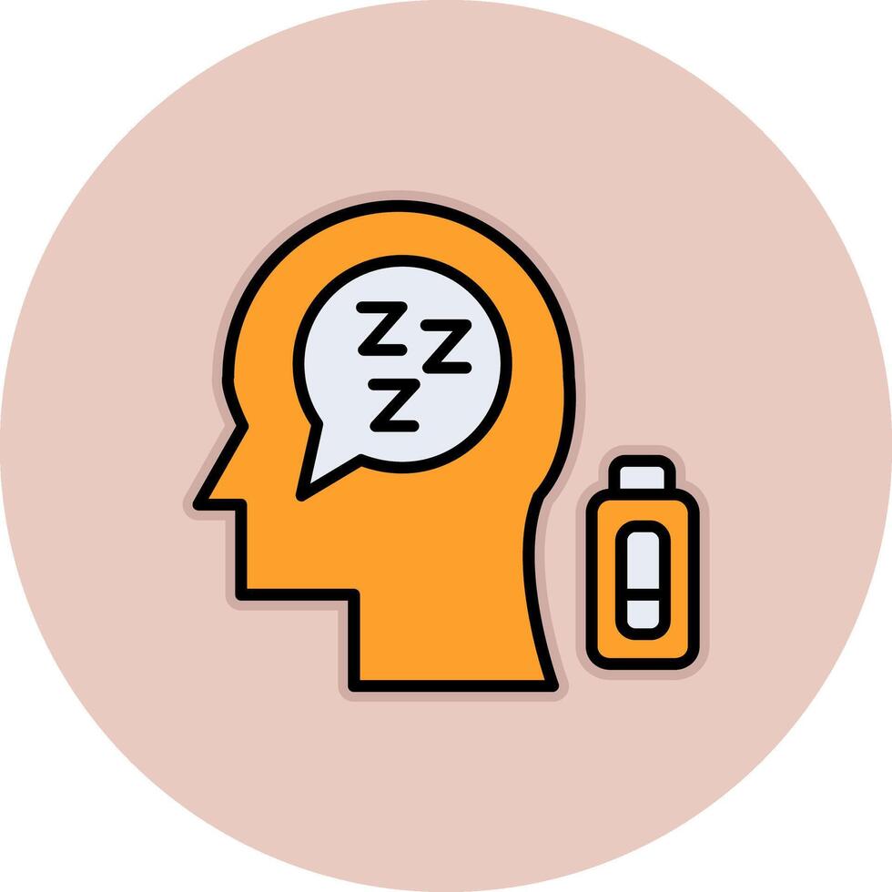 Fatigue Vector Icon