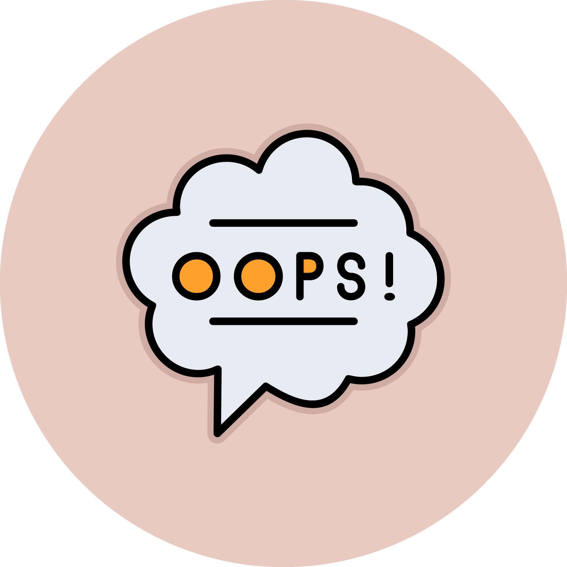 Oops Vector Icon 37251529 Vector Art at Vecteezy