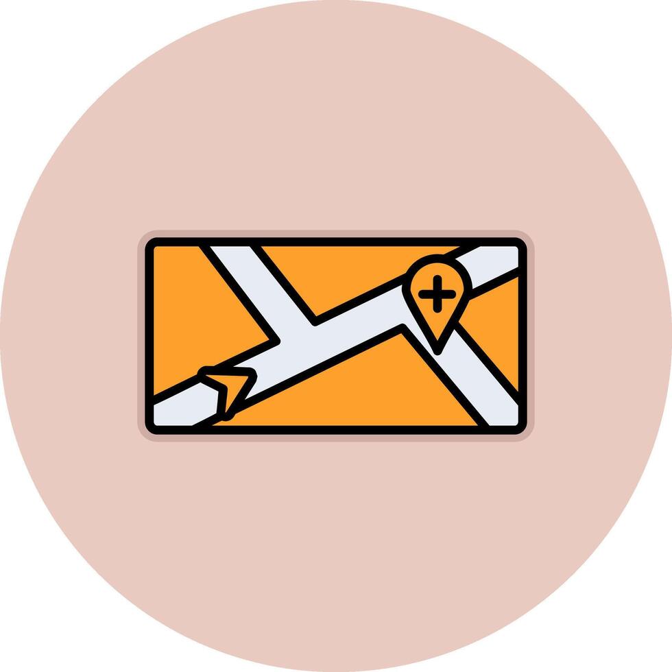 icono de vector de hospital