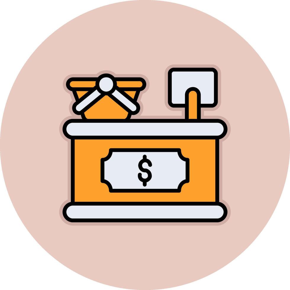 Cashier Vector Icon