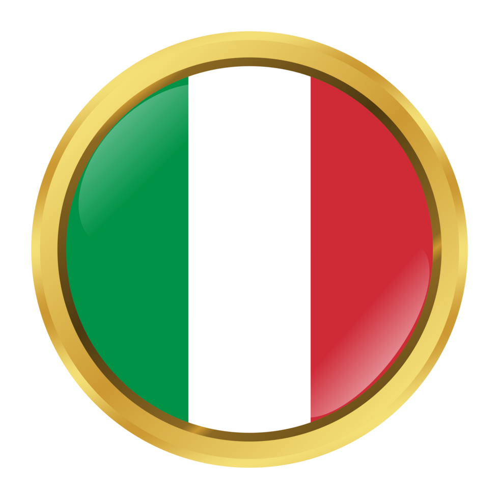 Italy Flag Circle Shape png