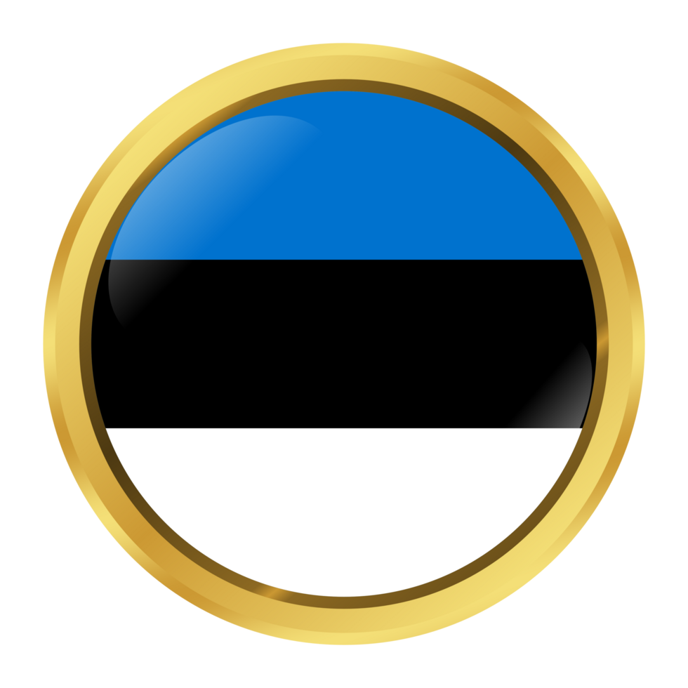 Estonia Flag Circle Shape png