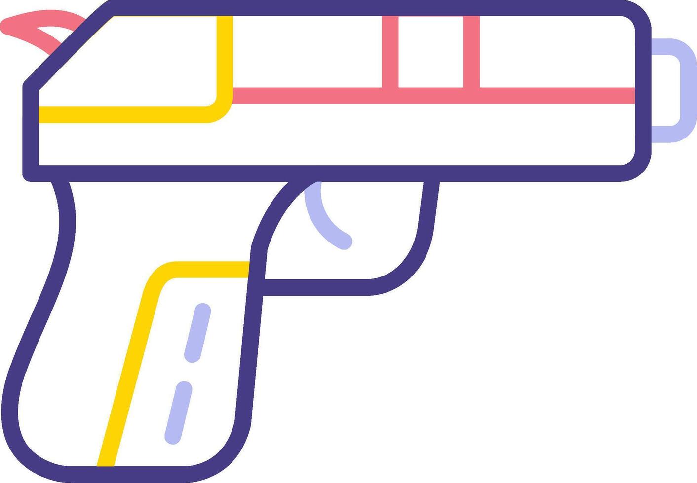 icono de vector de pistola