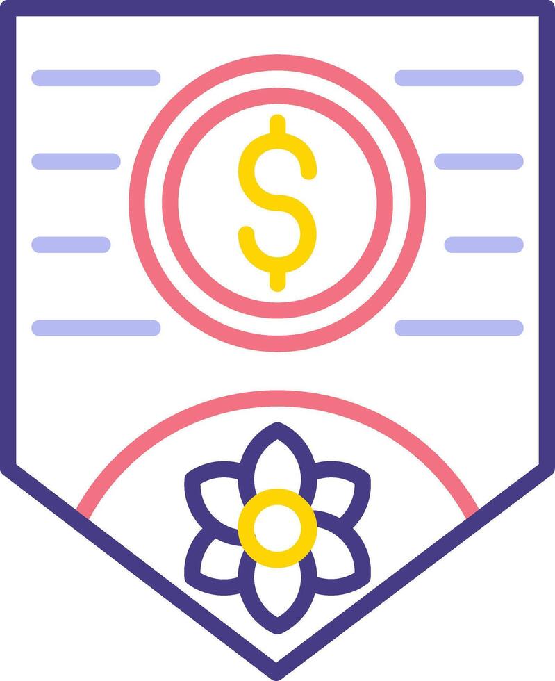 insignias vector icono