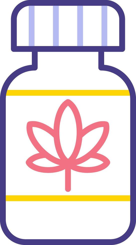 Cannabis oil Vector Icon