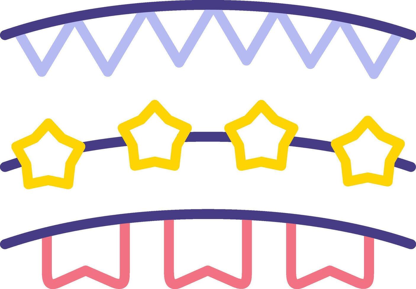 Bunting Vector Icon