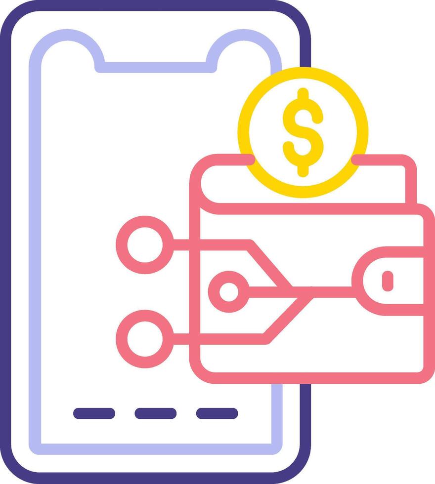 Digital Wallet Vector Icon