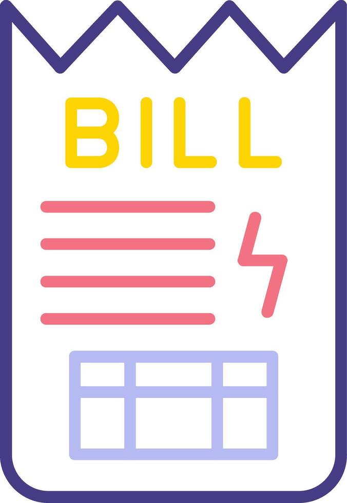 Bill Vector Icon