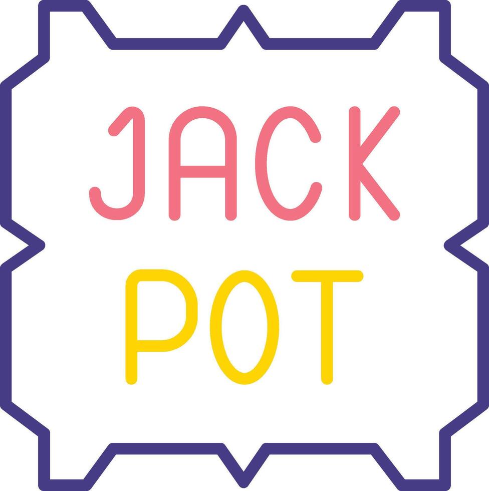 Jackpot Vector Icon