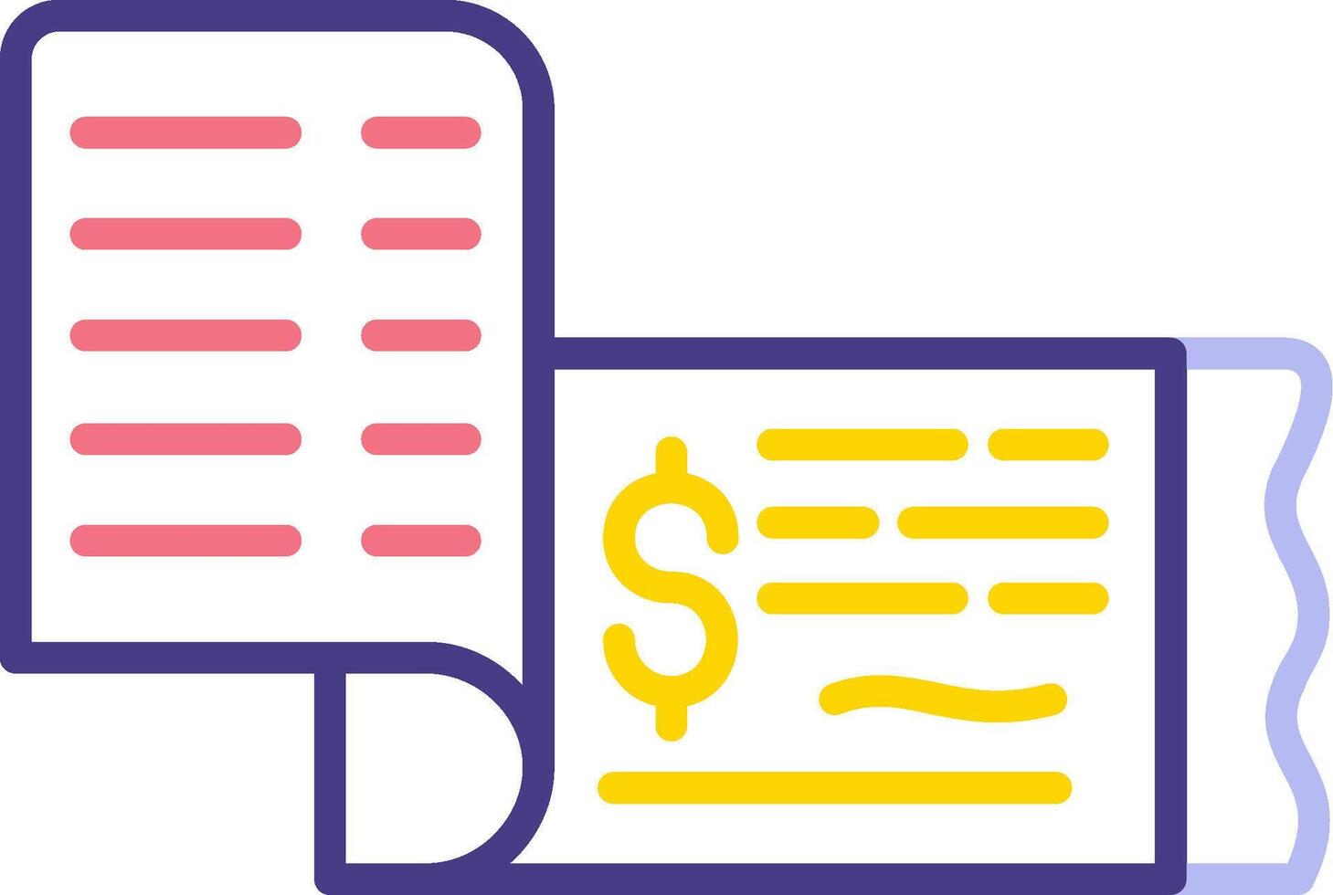 Cheque Vector Icon