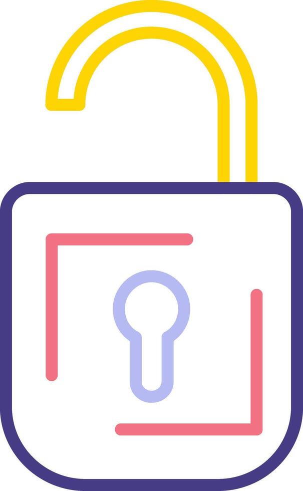 Open Padlock Vector Icon