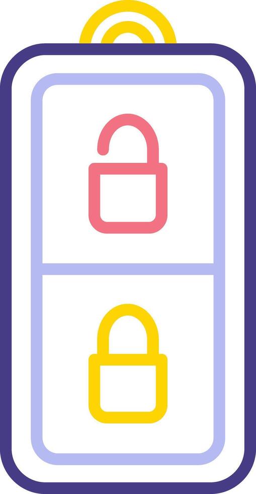 Car Key Vector Icon
