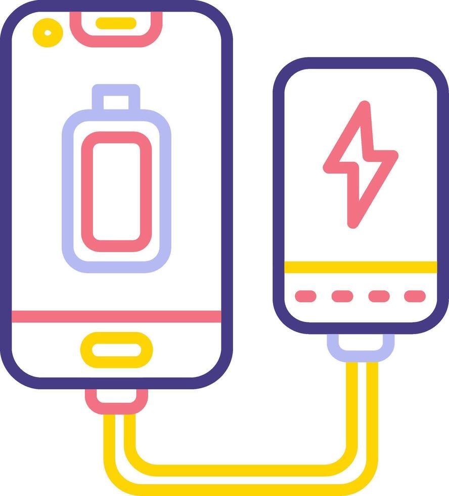 Portable Battery Vector Icon