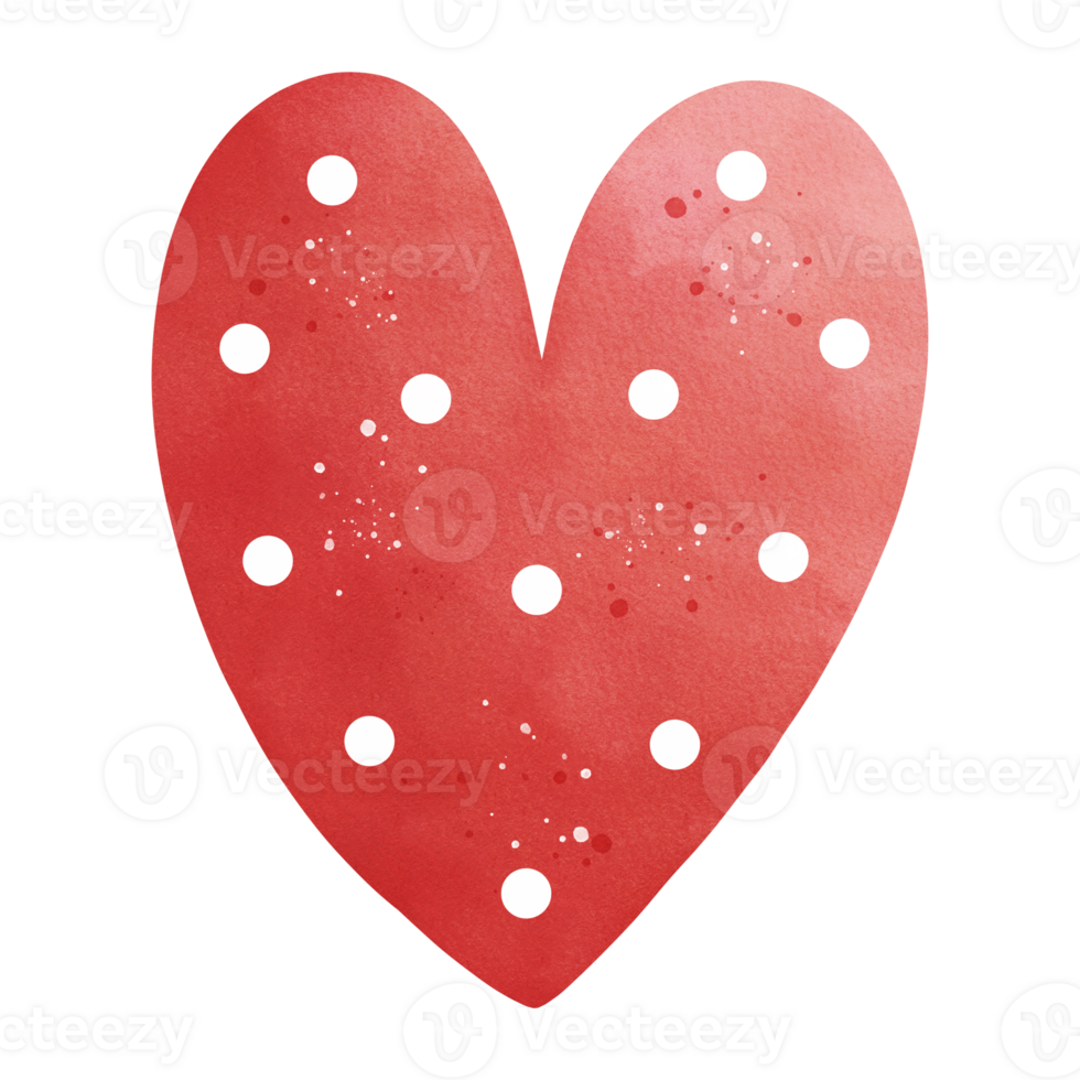 Watercolor Heart Illustration png