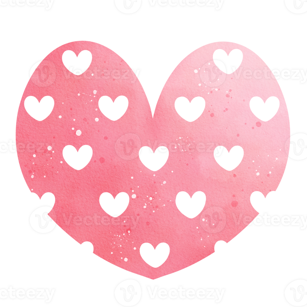 Watercolor Heart Illustration png
