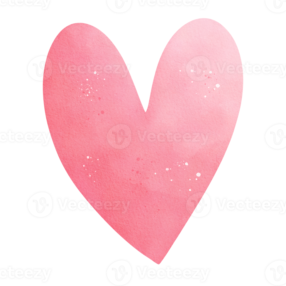 Watercolor Heart Illustration png