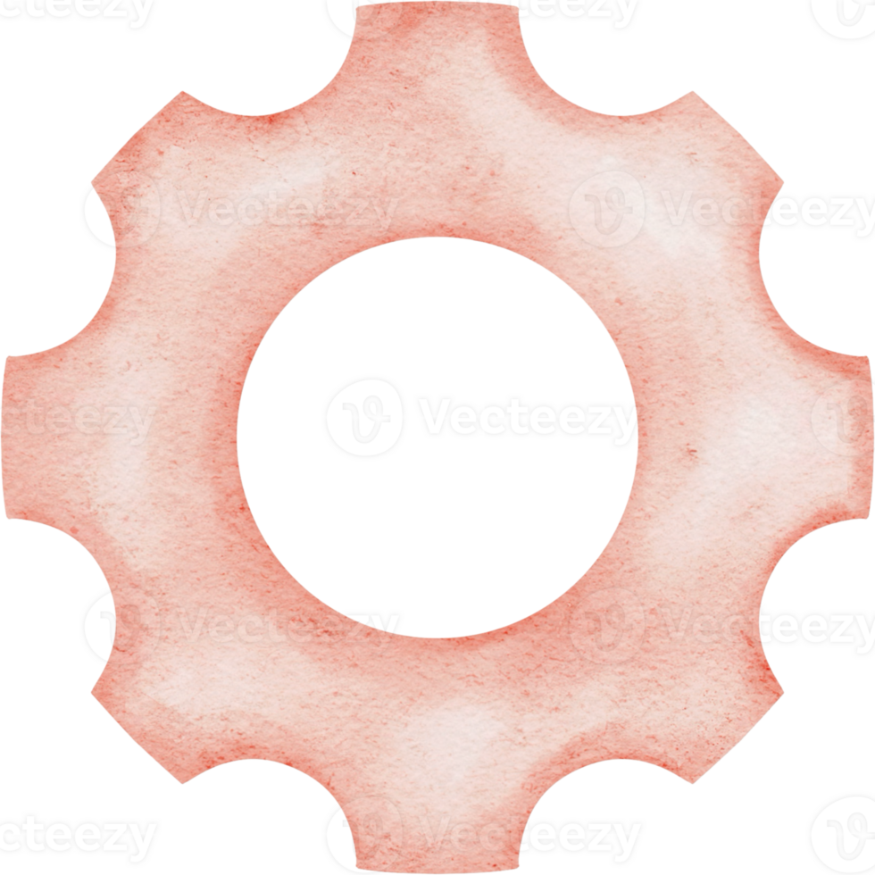 Gear object with transparent background png