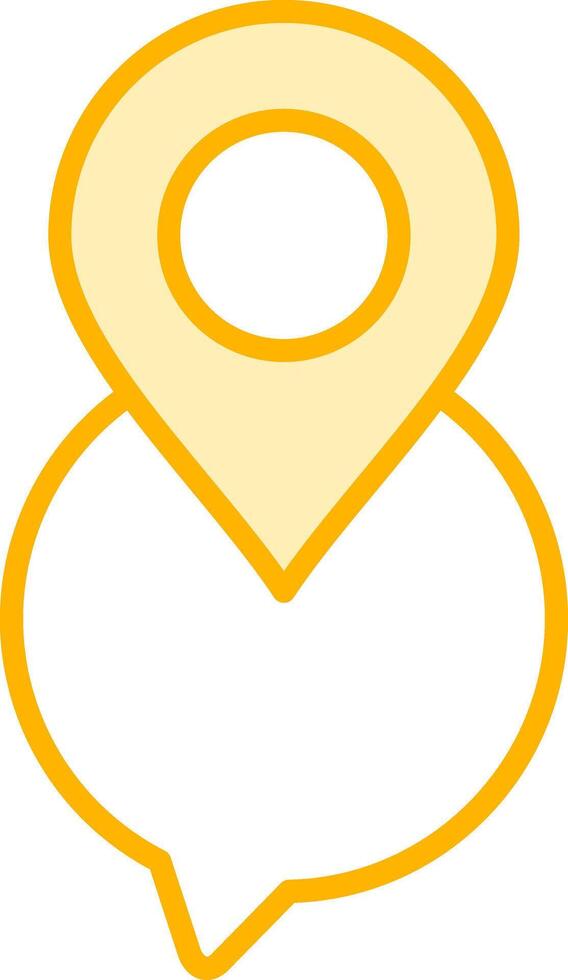 Chat Pin Vector Icon