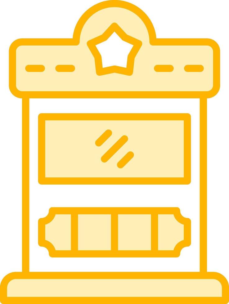 Ticket Box Vector Icon