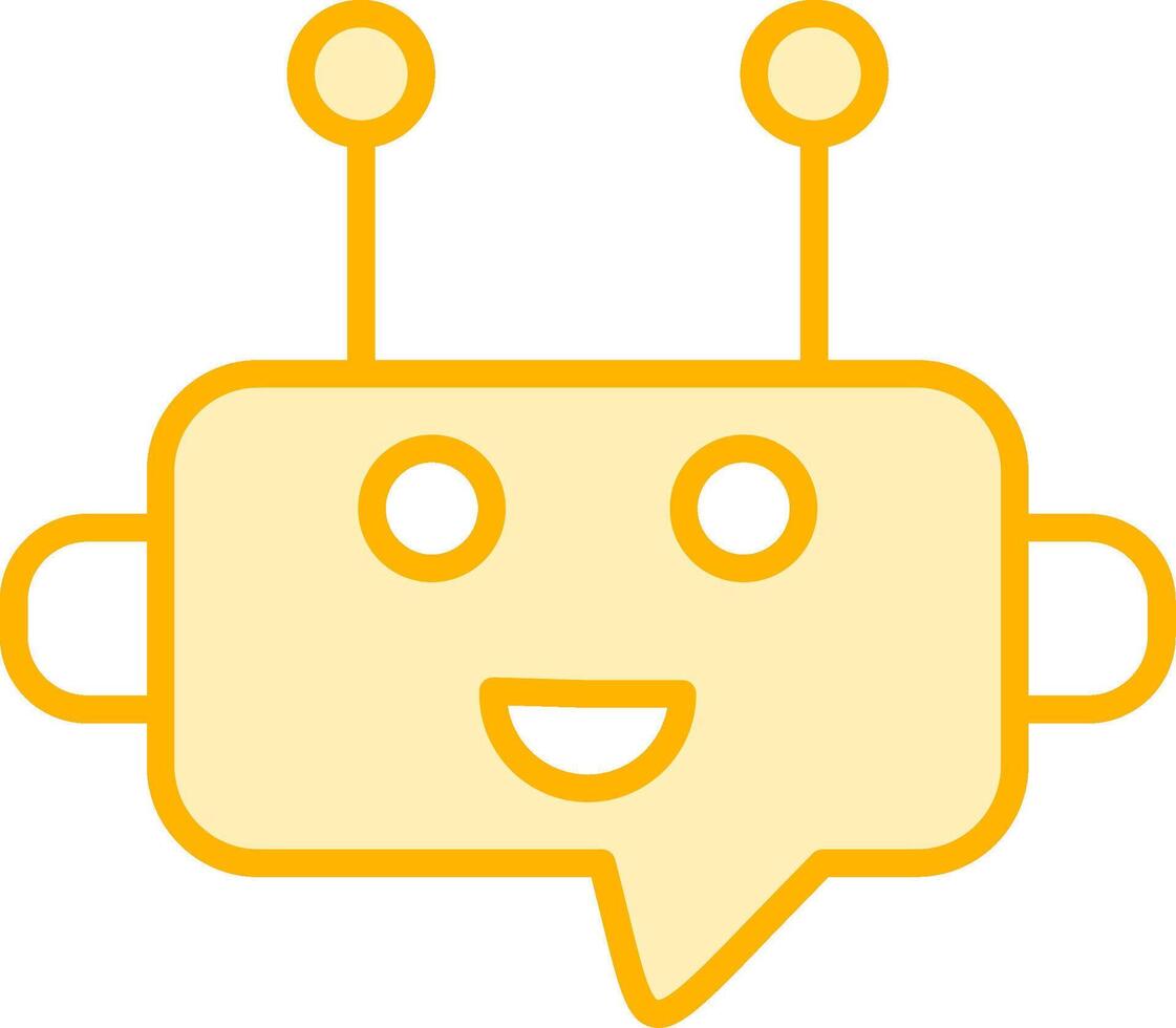 Robot Chat Vector Icon