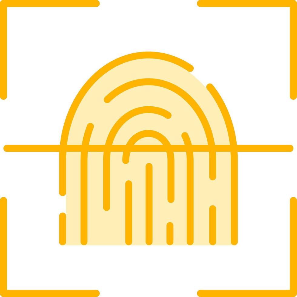 Fingerprint Scanner Vector Icon