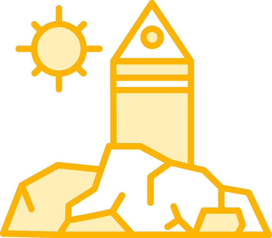 Mount Arafat Vector Icon