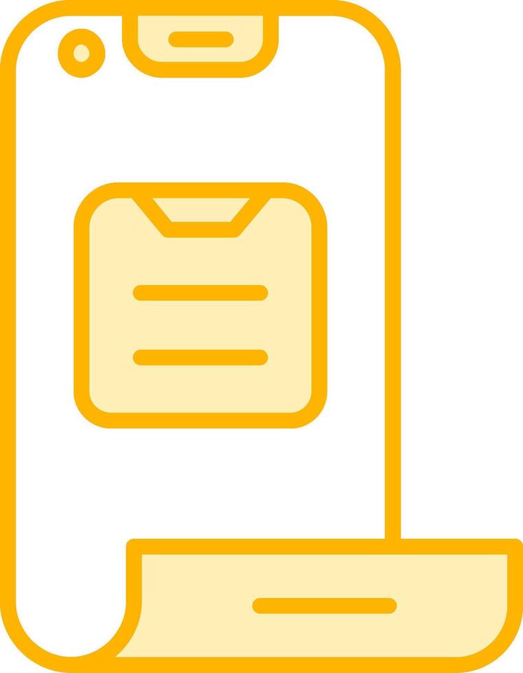 Folding Phone Vector Icon