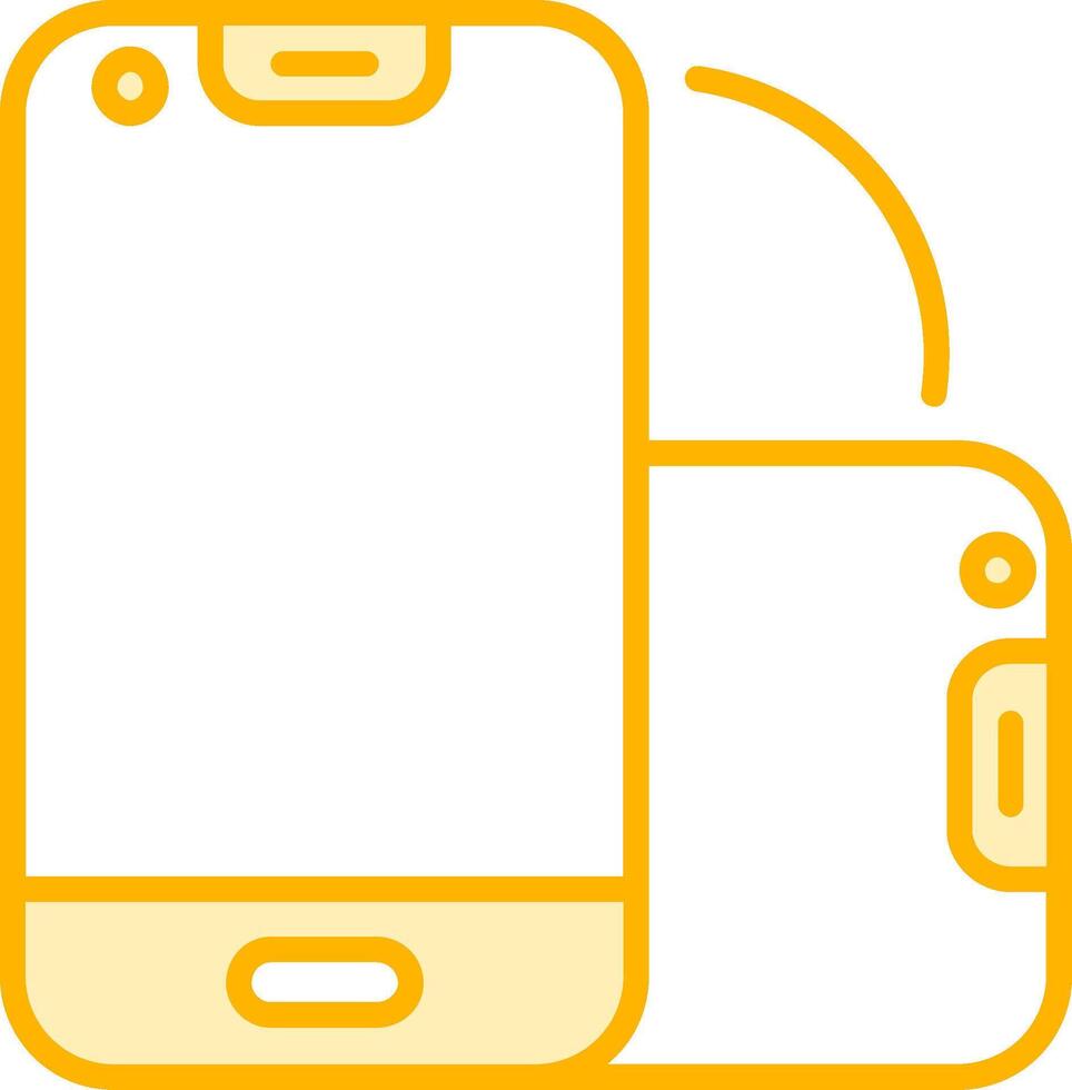 Foldable Smartphone Vector Icon
