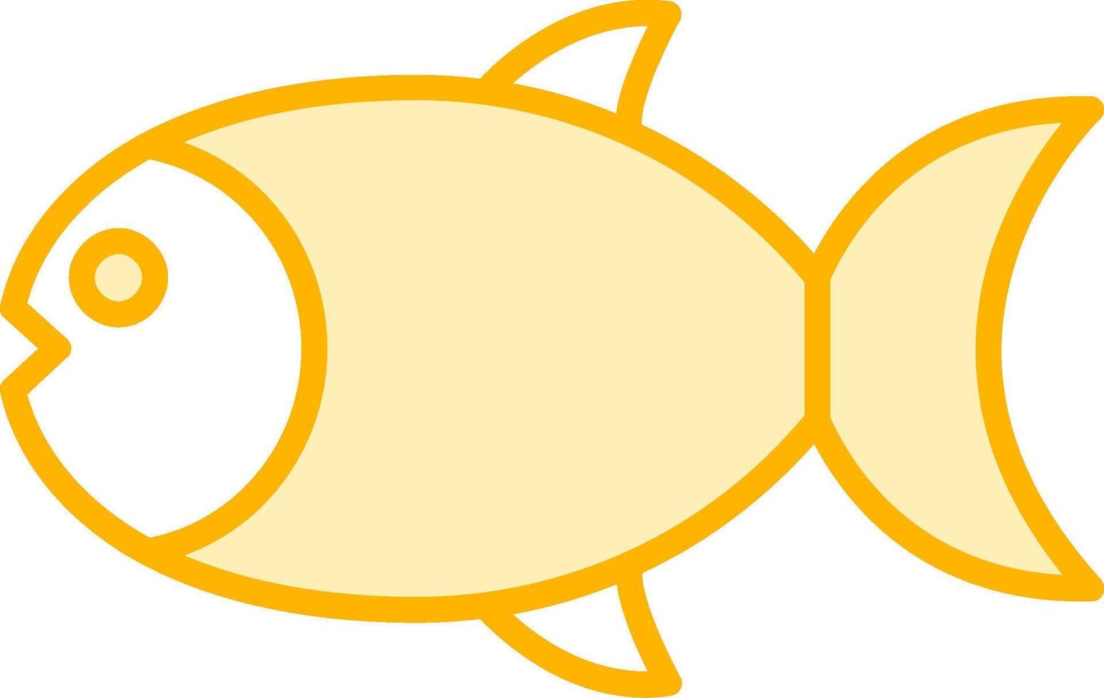 icono de vector de pescado