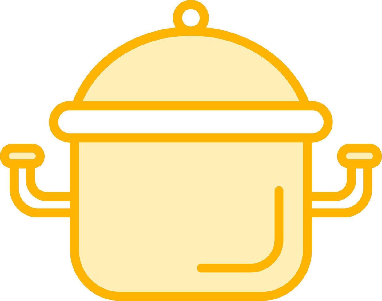 icono de vector de olla de cocina