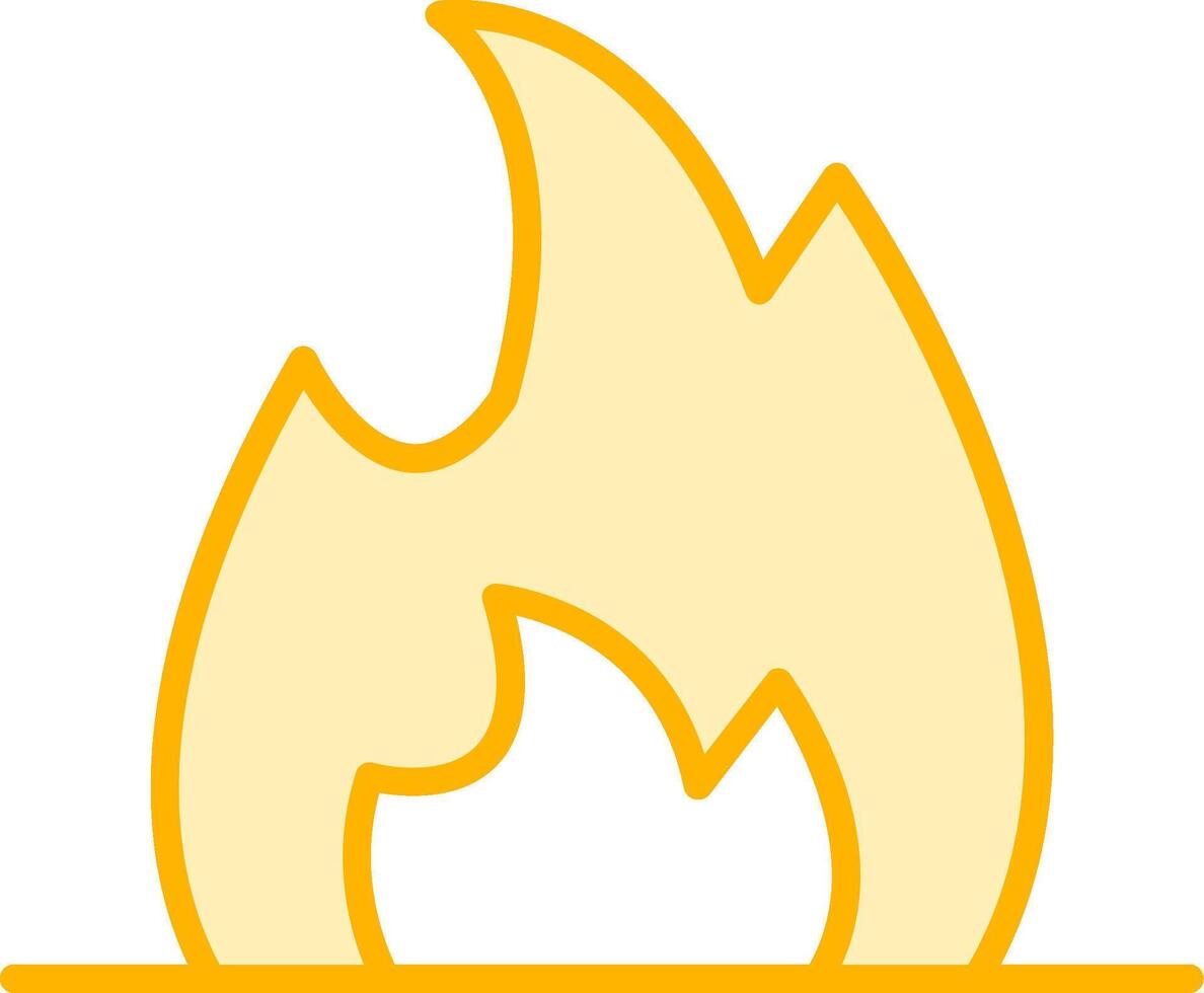 icono de vector de fuego