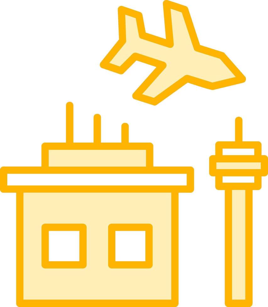 icono de vector de aeropuerto