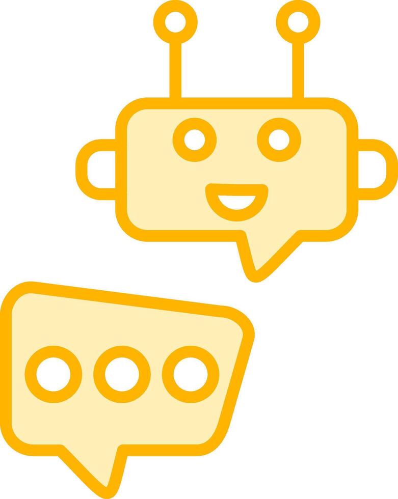 Robot Chat Vector Icon