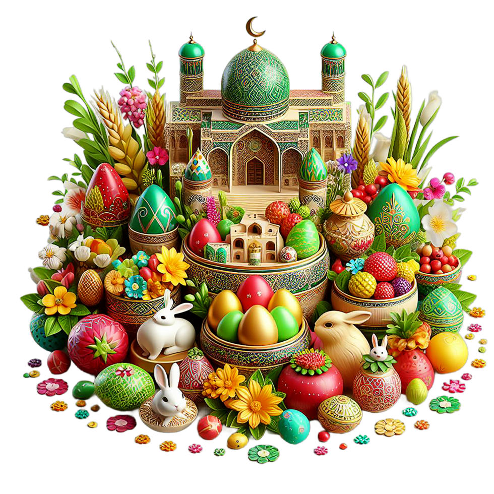 ai gerado feliz nowruz festival , persa Novo ano png