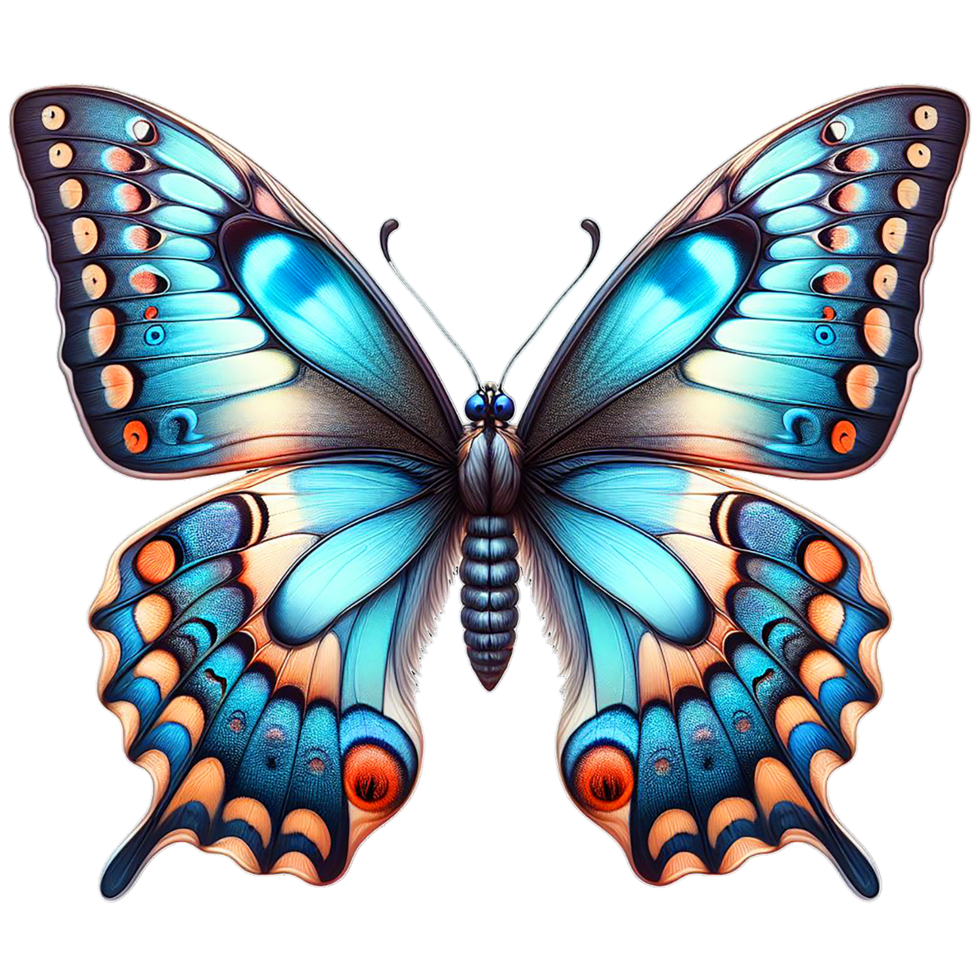 AI generated Beautiful Colorful Butterfly png