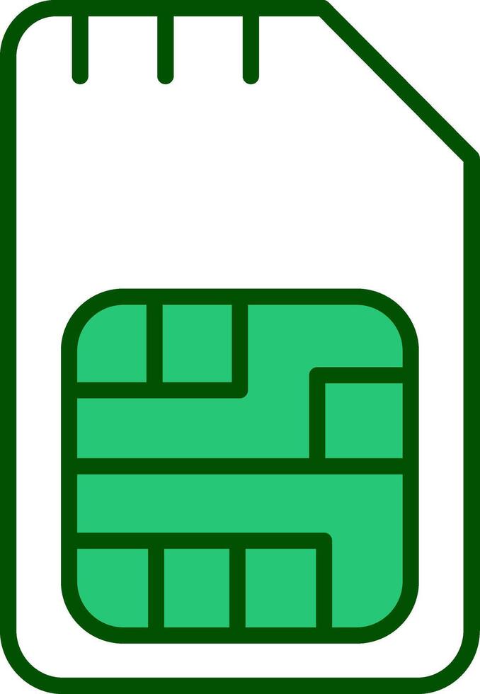 icono de vector de tarjeta sim