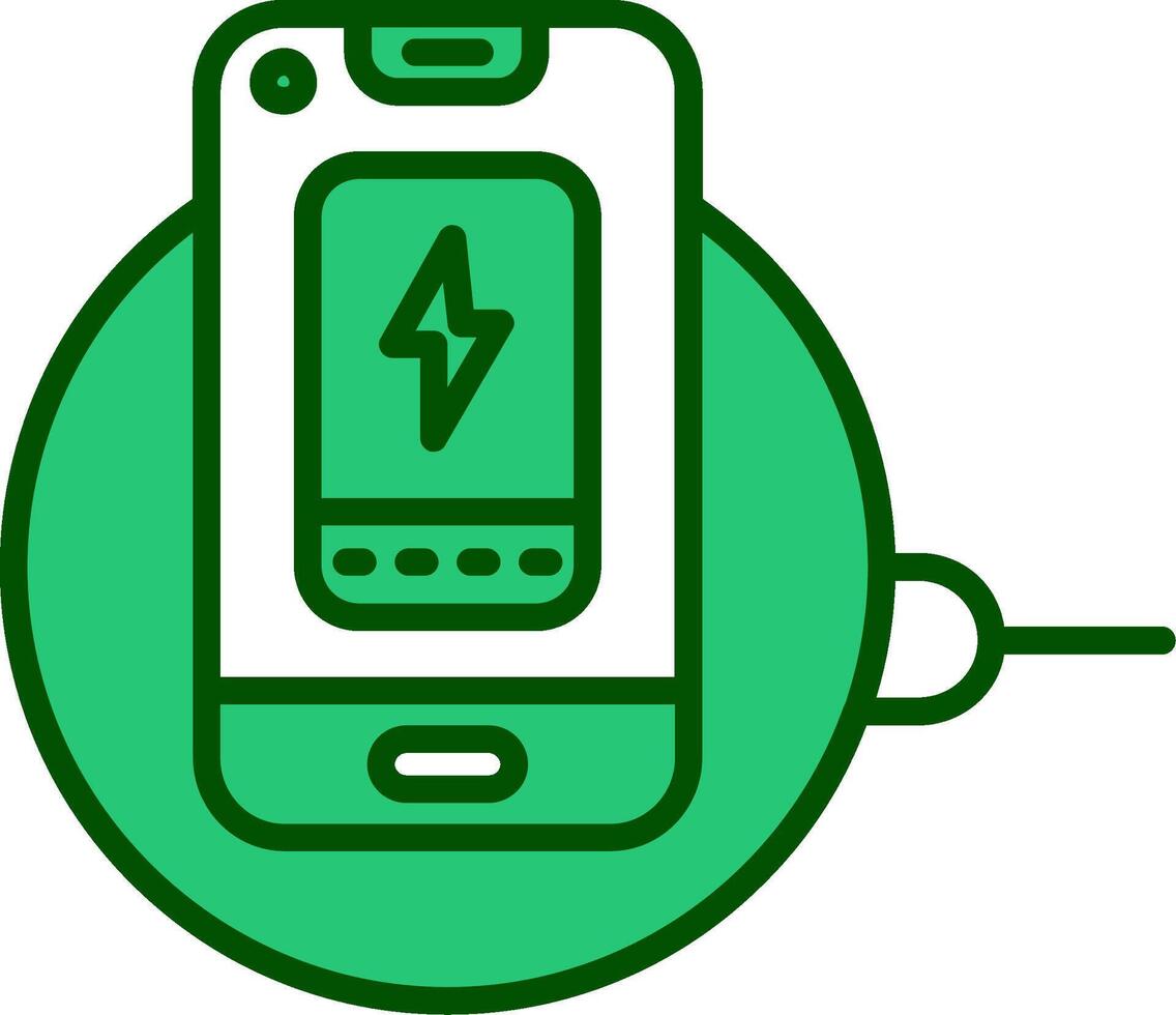 Wireless Charger Vector Icon